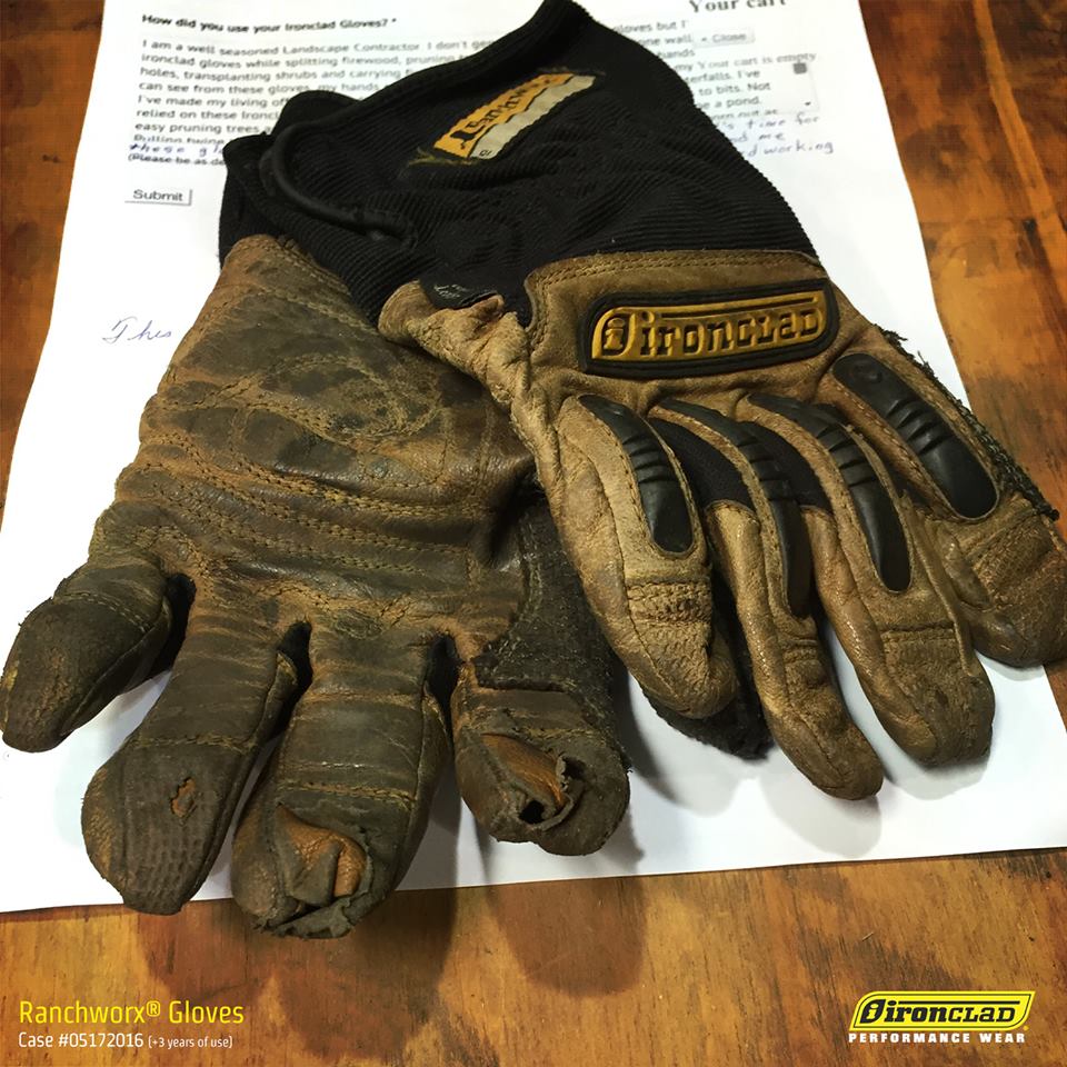 XL - EXO Mechanics Leather  IRONCLAD EXO MOTOR & WORK GLOVES (Package of  12)